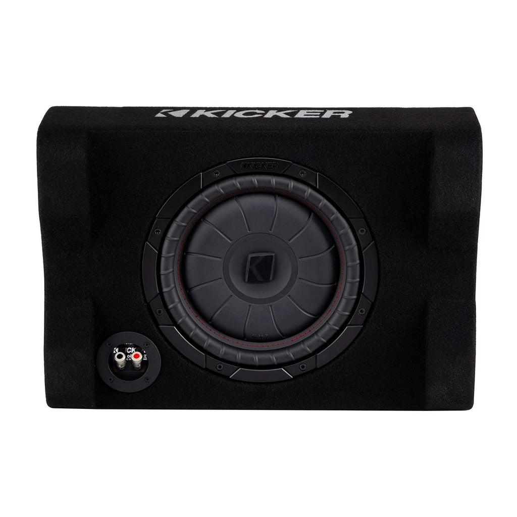 KICKER CVTDF 10" (25cm) Subwoofer in Down Firing Encl, 2-Ohm; RoHS Compliant (Renewed)