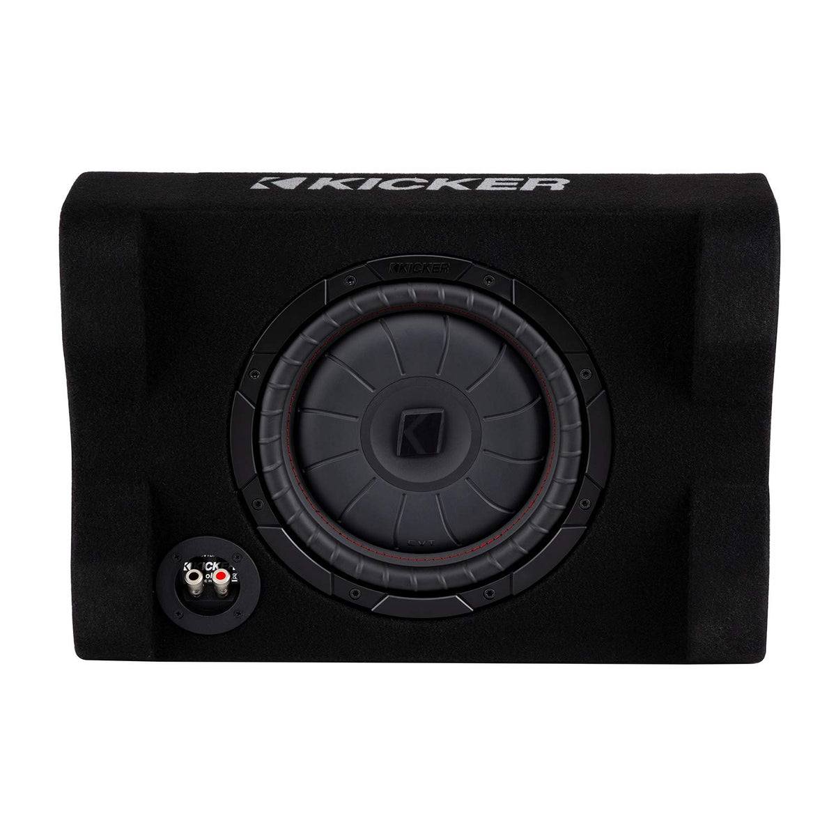 KICKER CVTDF 10" (25cm) Subwoofer in Down Firing Encl, 2-Ohm; RoHS Compliant (Renewed)