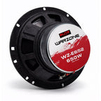 Warzone WZ-E652 6.5 Inch Coaxial Car Speakers with WZ1000-4 1000W 4-Channel Class A/B Amplifier & Gravity 4 Gauge Wiring Kit - Car, Truck, SUV, RV Audio Bundle