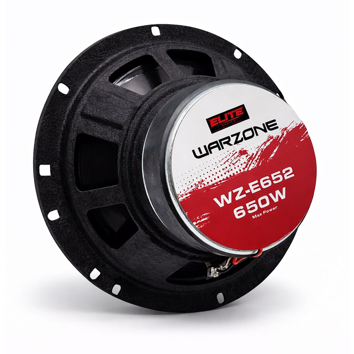 Warzone WZ-E652 6.5 Inch Coaxial Car Speakers with WZ1000-4 1000W 4-Channel Class A/B Amplifier & Gravity 4 Gauge Wiring Kit - Car, Truck, SUV, RV Audio Bundle