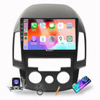 for Hyundai Elantra Touring 2009-2012 Manual AC Car CarPlay Android Auto Navigation Stereo GPS Radio Display 9" IPS Touchscreen Headunit Tablet Pad Media Player, if Applicable Quad Core 2G+64G