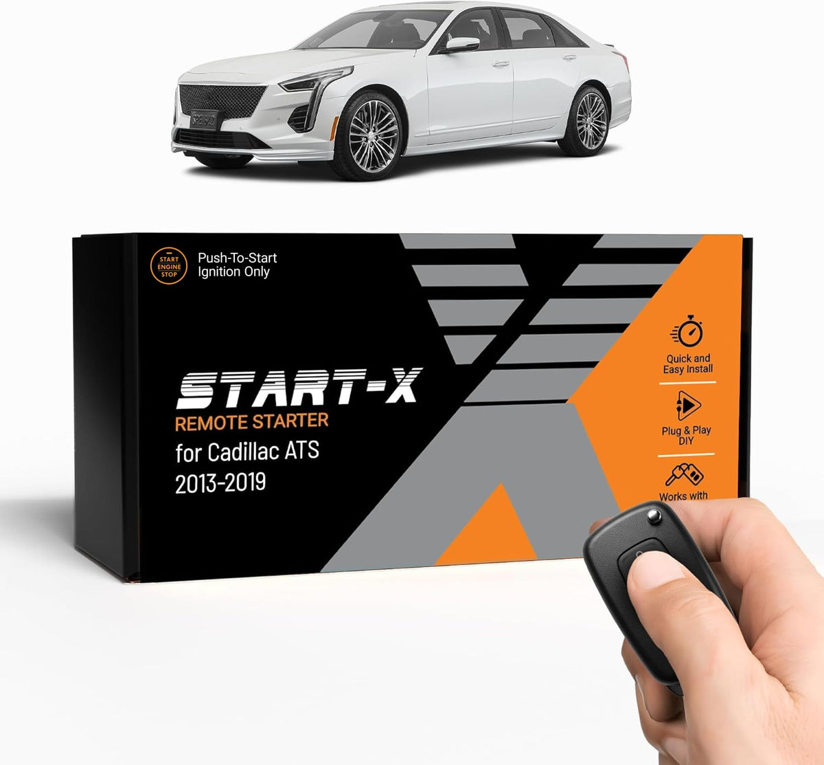 Start-X Car Remote Starter Kit for Cadillac ATS (2013-2019) Vehicles