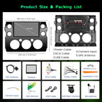 4+128G Android 15 Car Stereo for Toyota FJ Cruiser 2006-2023