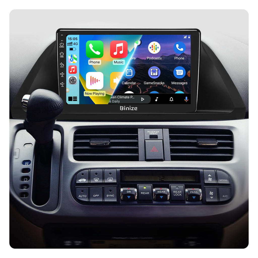 BINIZE Car Stereo Radio Android 13 Compatible with Honda Odyssey 2005-2010