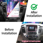 15.6 Inch 8G+128GB Qualcomm Android 13 Car Radio for Chevrolet Suburban Tahoe GMC Yukon 2014-2020 Stereo Upgrade Head Unit Multimedia Touch Screen Player GPS Navigation (for OEM 4-inch Screen)