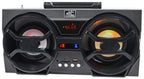 Audiosavings Bundle: Terminator TNP212D2 1200 Watt 2 Ohm Dual 12 Subwoofers/Sub Box/Amp Package Bundle with Free Dual 4" 30w Bluetooth Boombox Speaker w/USB, SD, LED+Remote (2 Items)