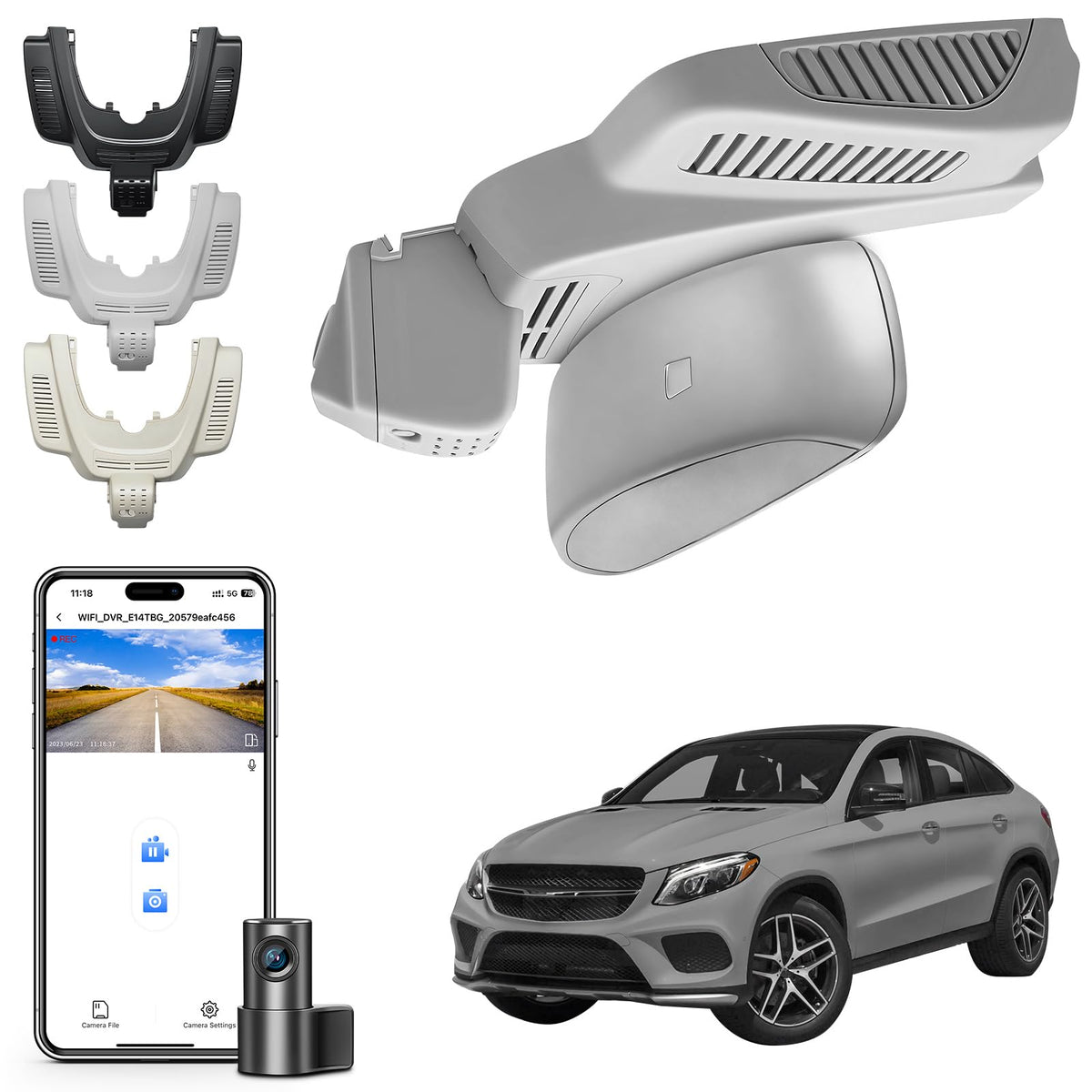 Mangoal STARVIS 2 Dash Cam for Mercedes-Benz GLE 2020-2026 & GLS 2020-2026