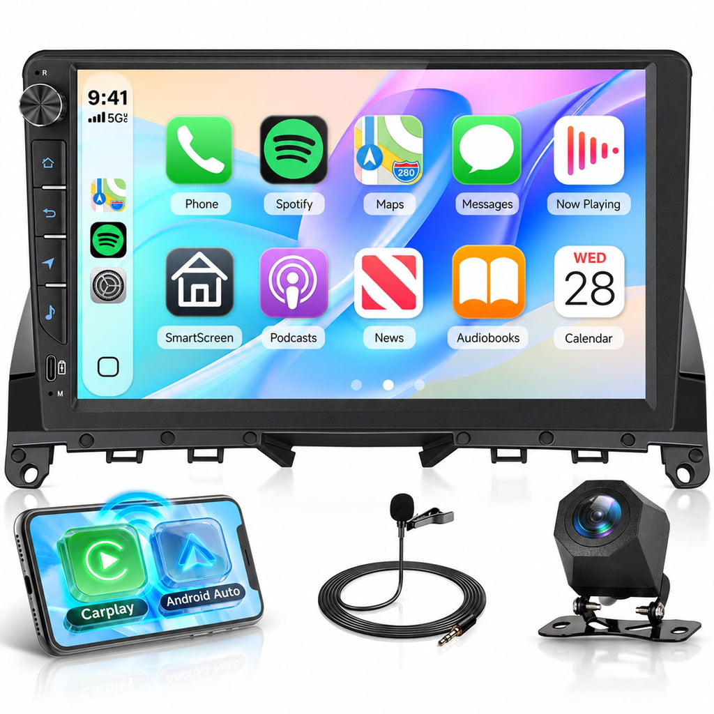 4G+128G Rimoody Car Radio Stereo for Mercedes Benz C-Class C300 C350 W204