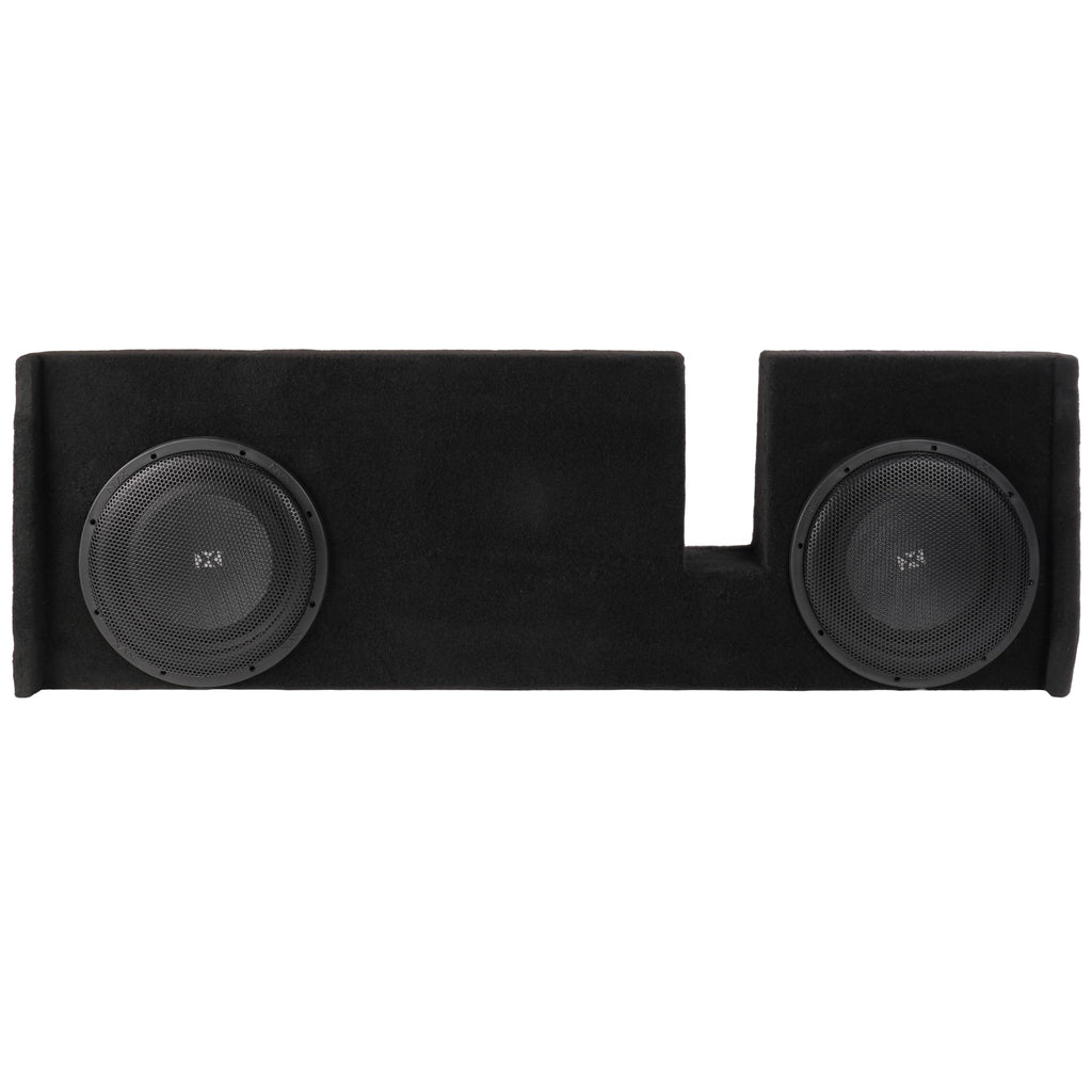 NVX Dual 12" Loaded Sub Box for Ford F-150 Extended Cab 2009-2018