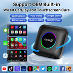 CarlinKit CarPlay AI Box Android 13 Adapter for OEM Wired Touchscreen Cars