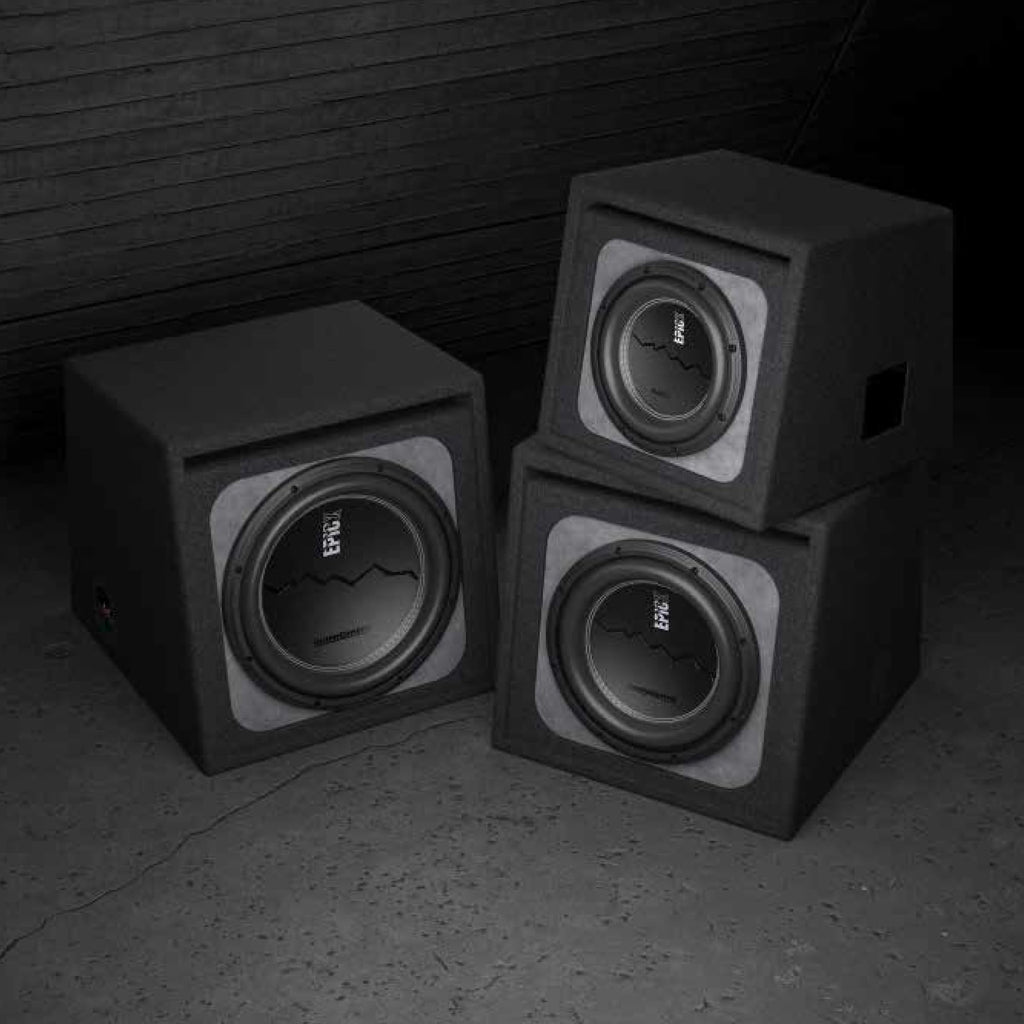 AudioControl EPICX 8" Loaded Vented Subwoofer Enclosure, 600W, 1 Ohm