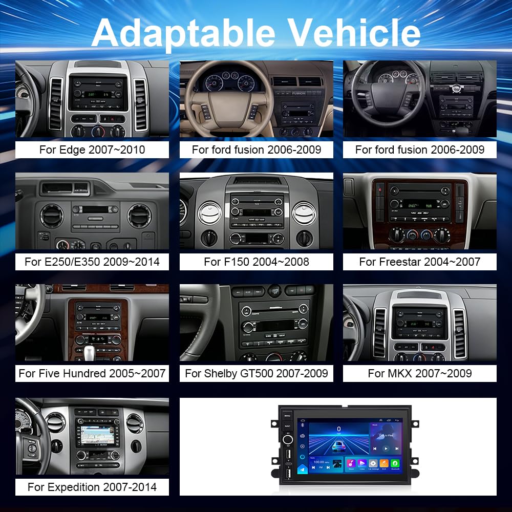 7" 4G+64G Car Stereo Radio for Lincoln Mark LT 2007-2009