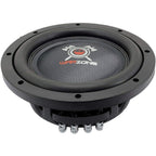 Gravity Warzone WZ10D4-1 10-Inch Shallow Car Audio Subwoofers, Dual 4-Ohm DVC, 1200W Max/400W RMS Each, Carbon Fiber Cone, 2-Pack