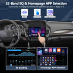 4G+64G Car Radio for Honda Accord 9th 2013 2014 2015 EX-L (with Knob) with Wireless CarPlay Android Auto Android 15 Car Stereo with 10" 1280 * 720 Touchscreen, Bluetooth 5.0, 32EQ, GPS, Backup Camera