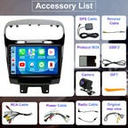 4+64G Car Radio Upgrade for Dodge Journey 2011 2012 2013 2014 2015 2016 2017 2018 2019 2020, 9 Inch Touch Screen Headunit Replacement Stereo, Wireless Carplay Android Auto 5GWiFi GPS BT FM SWC Camera