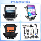 15.6 Inch 8G+128GB Qualcomm Android 13 Car Radio for Chevrolet Suburban Tahoe GMC Yukon 2014-2020 Stereo Upgrade Head Unit Multimedia Touch Screen Player GPS Navigation (for OEM 4-inch Screen)