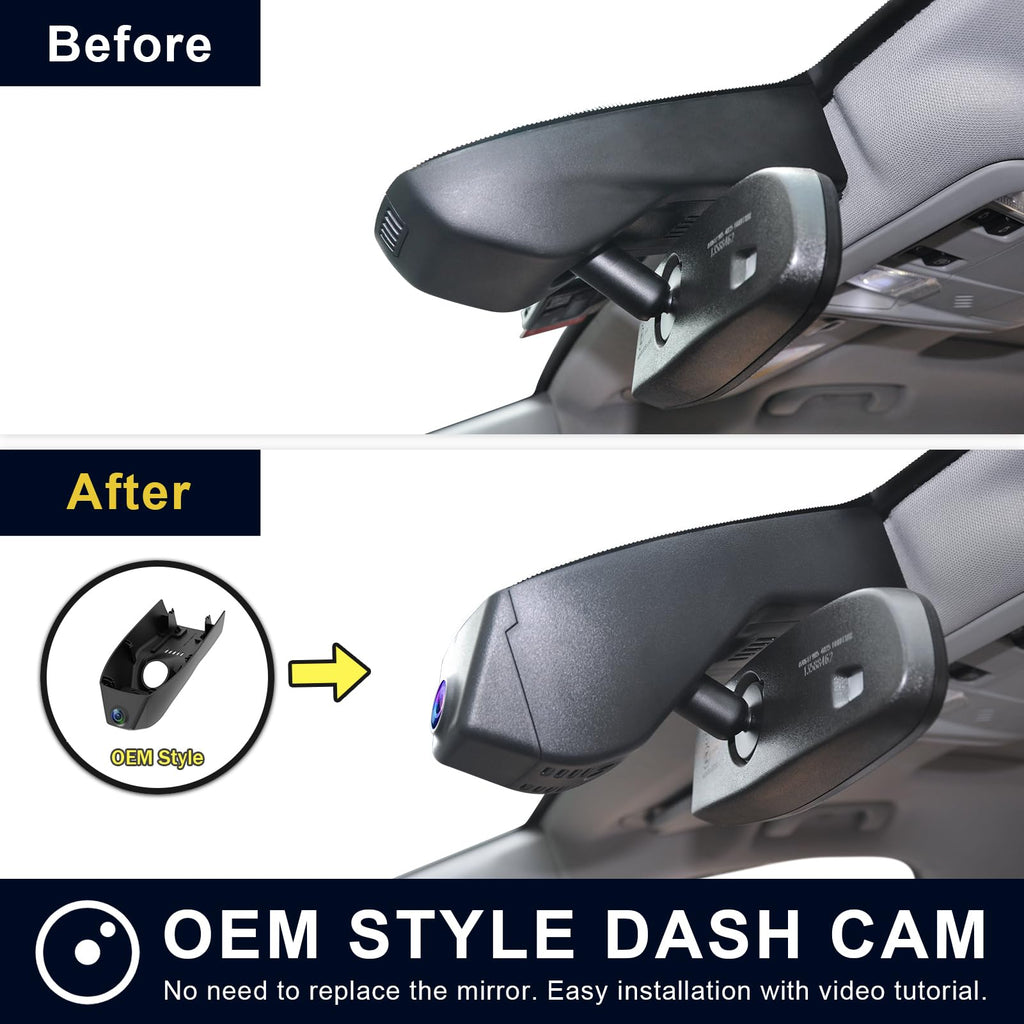 Mangoal 4K Dash Cam Custom for Chevy 5th Gen Blazer 2019-2026(Model A)