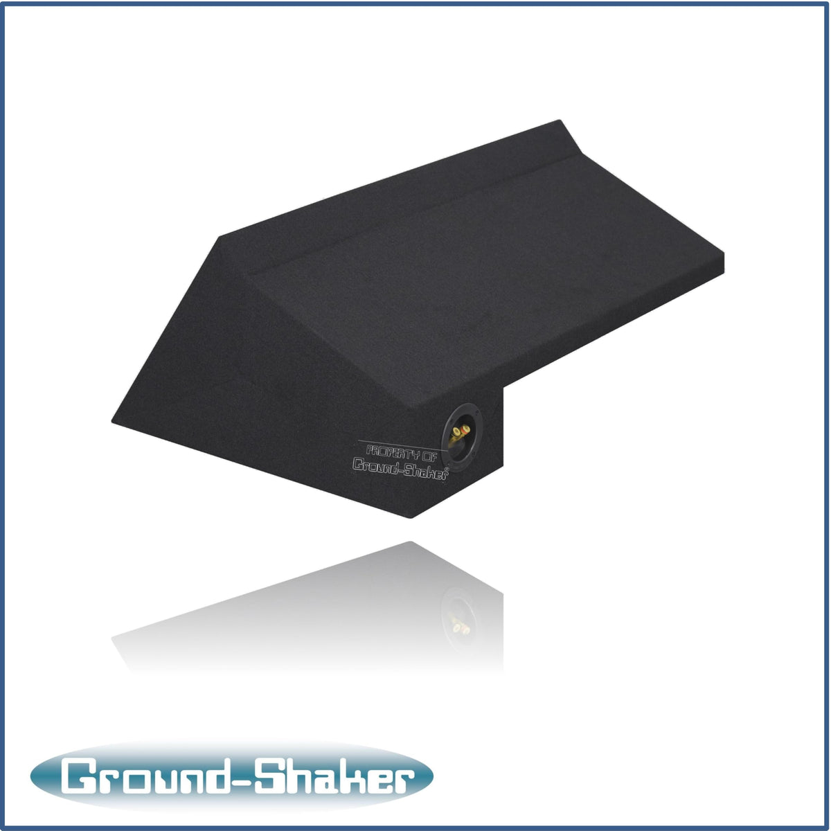 12"" Single Sub Box for 89-1998 Sierra Extended Cab Subwoofer Enclosure Speaker Box 12"" Subwoofer Enclosure