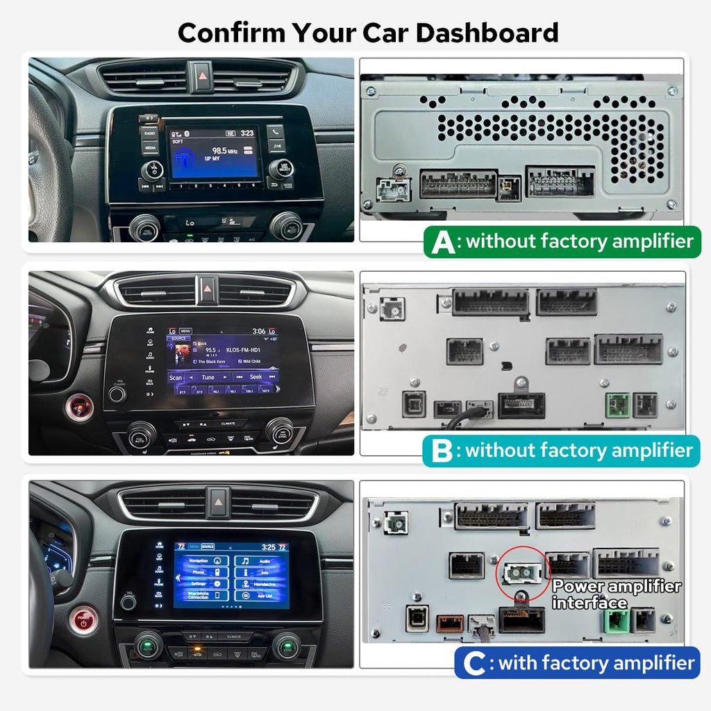 JOYING Car Radio for Honda CRV 2017-2022, 12.3" QLED Touch Screen Android 13 Car Stereo 12GB+256GB Plug and Play with CarPlay & Android Auto, GPS Navigation, Bluetooth, AM/FM(JY-HT901N12)