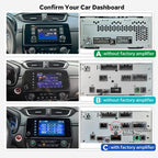 JOYING Car Radio for Honda CRV 2017-2022, 12.3" QLED Touch Screen Android 13 Car Stereo 12GB+256GB Plug and Play with CarPlay & Android Auto, GPS Navigation, Bluetooth, AM/FM(JY-HT901N12)