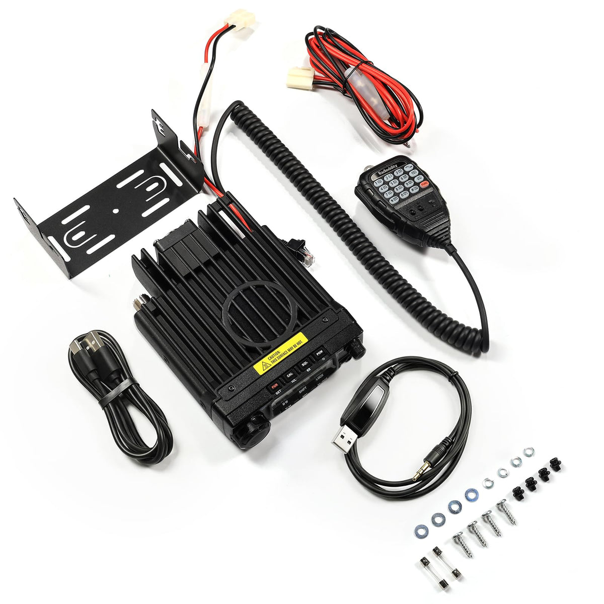 Radioddity VB70 VHF Mobile Ham Radio 70W, 510 Channels, Noise Cancelling