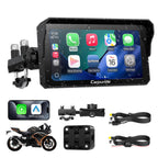 Carpuride W602PRO Motorcycle CarPlay & Android Auto - OTA Updates, Intercom