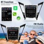 Android 15 Car Stereo Radio for Hyundai Sonata 2011-2015 9.7inch Touchscreen with Wireless Carplay Android Auto GPS Navigation, WiFi, Bluetooth, FM/RDS Radio, HiFi, SWC+Rear Camera (2+32G)