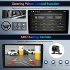 SIXTOP 4G+128G Android Car Stereo for Mitsubishi Outlander 2014-2019 Wireless CarPlay Android Auto, 10.1" InCell 1280 * 720 Touchscreen,GPS Navigation,Bluetooth 5.0, FM/RDS, SWC, EQ + AHD Rear Camera
