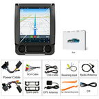 12.1 Inch Tesla Style Vertical Screen Car Radio for Ford F150 2015-2021,Android Car Stereo Screen Upgrade with Wireless CarPlay Android Auto,GPS Navigation Head Unit,Bluetooth WiFi SWC
