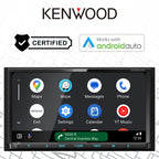 KENWOOD DDX9707S 6.95" Capacitive Touch Screen DVD Multimedia Receiver with Apple CarPlay & Android Auto