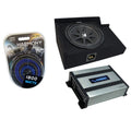 Kicker Comp C12 Single 12" Sub Box with Amp Fits 99-06 GMC Sierra Ext Cab