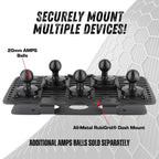 Bulletpoint RubiGrid Metal Dash Mount with Phone Holder + Tablet Holder Bundle Compatible with 2019-2023 Ford Ranger