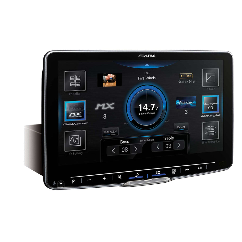 Alpine ILX-F509 Halo9 9" Receiver Compatible with Wireless Android Auto & Apple CarPlay with SWI-CP2 Steering Wheel Interface