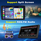 10.1" Touschscreen Car Radio for Chevy Impala 2006-2013 with Wireless CarPlay and Android Auto, 2G+64G Android 14 Double Din Car Stereo Head Unit Support GPS Bluetooth Mirror Link WiFi FM SWC Camera