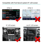 CARabc Wireless Carplay & Android Auto for Ford 2013-2015 Year with Sync2 System, Support Mirrorlink, Navigation, Siri, Camera, USB, CarPlay Retrofit Kit Decoder (Yellow)