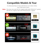 Ultra Narrow 12.3 Inch 1920 * 720 Android Auto Radio for Mercedes Benz A Class W176 GLA X156 CLA C117 G Class W463 Carplay Car Multimedia Stereo Touch Screen (Linux 4.5 System)