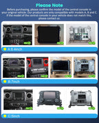 4+64G Car Stereo for Jeep Wrangler JL 2018-2021 & Gladiator JT 2020-2021