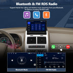CAMECHO 4+64GB Car Radio Stereo for Dodge Journey 2009 2010 with Android 15 CarPlay Android Auto GPS Navigation 32EQ Bluetooth 5.0, 9" 1280 * 720 Touch Screen Head Unit with HD Backup Camera