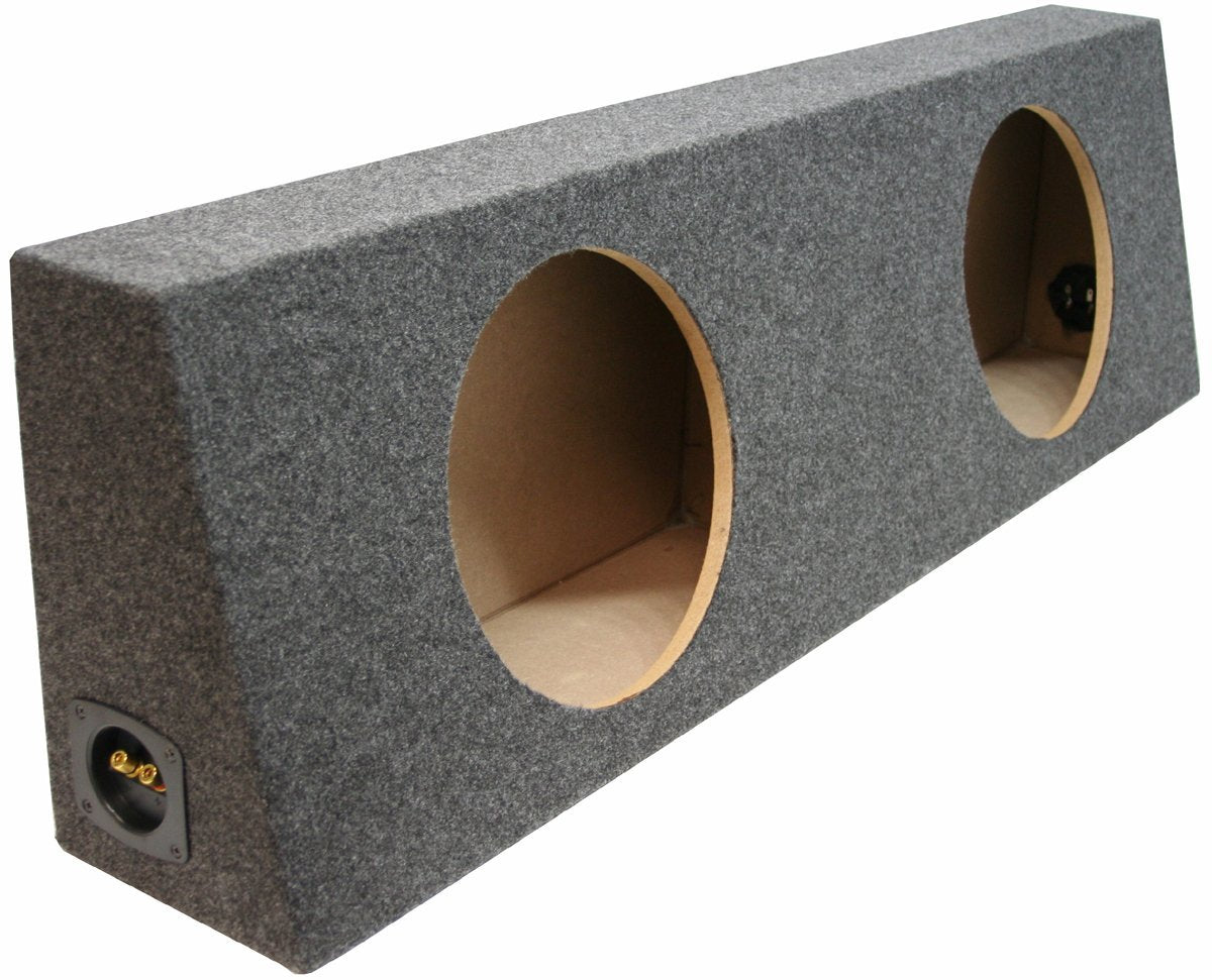 Kicker 43C124 Comp C12 Dual 12 Sub Box Final 2 Ohm Fits Regular Cab Trucks