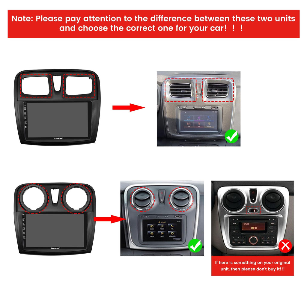for Renault Dacia Sandero Symbol 2013-2021 4G+64G CarPlay Android Auto Navigation Stereo GPS Radio Reverse Camera Display 9" IPS Touchscreen Headunit Tablet Pad Media Player, if Applicable Quad Core
