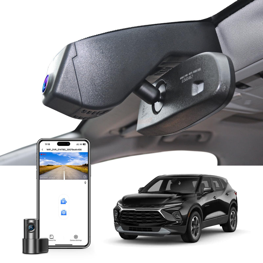 Mangoal 4K Dash Cam Custom for Chevy 5th Gen Blazer 2019-2026(Model A)