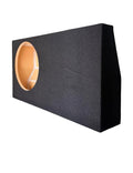 Custom Single 10" Subwoofer Enclosure Compatible with 2022-2026 Tundra Crew Max- Under Seat Sealed Sub Box- Custom Fit-Black