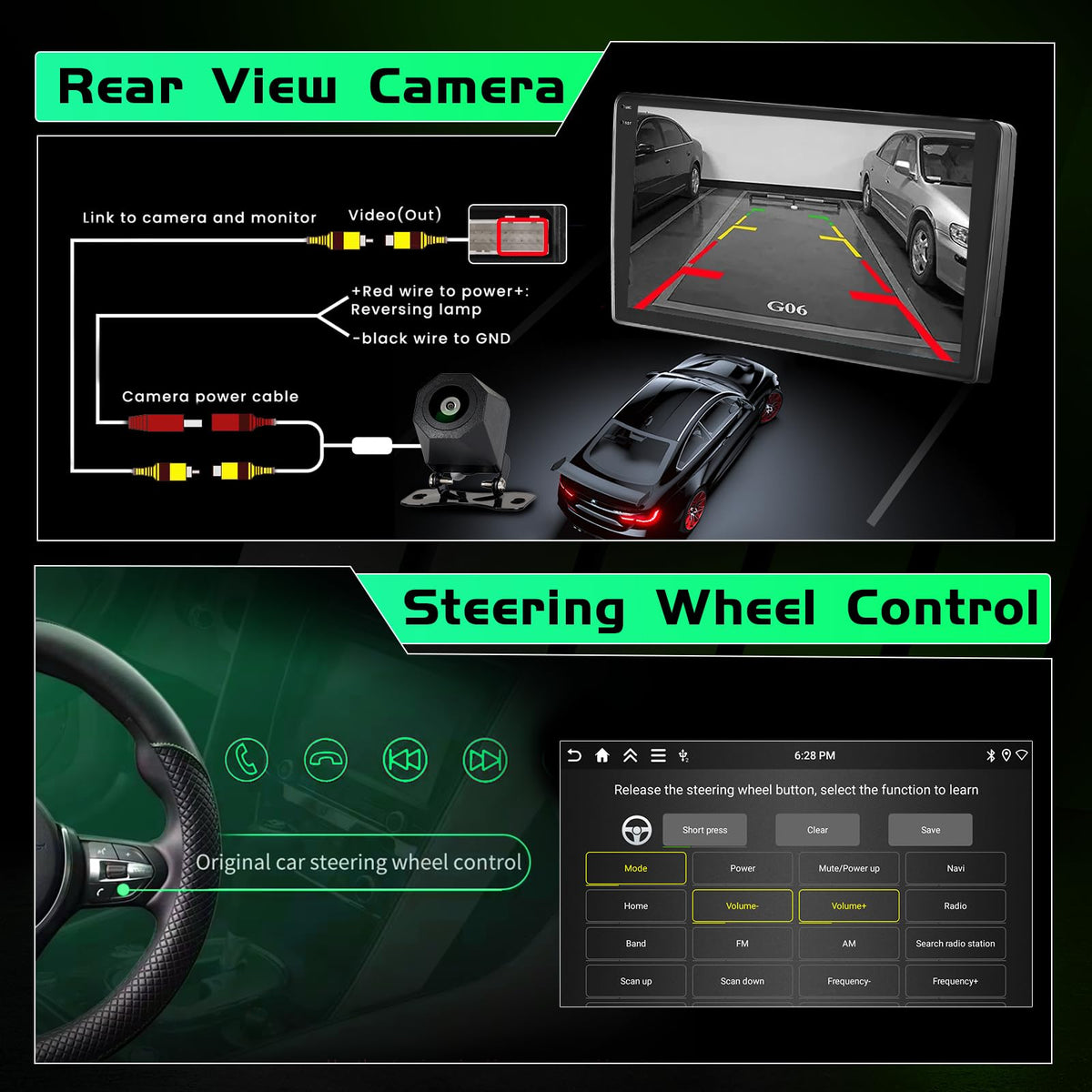 4+128G Android 15 Car Stereo for Toyota FJ Cruiser 2006-2023