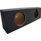 American Sound Connection Bundle Compatible with Universal 43C124 Dual 12" Vehicle Loaded Sub Box Enclosure