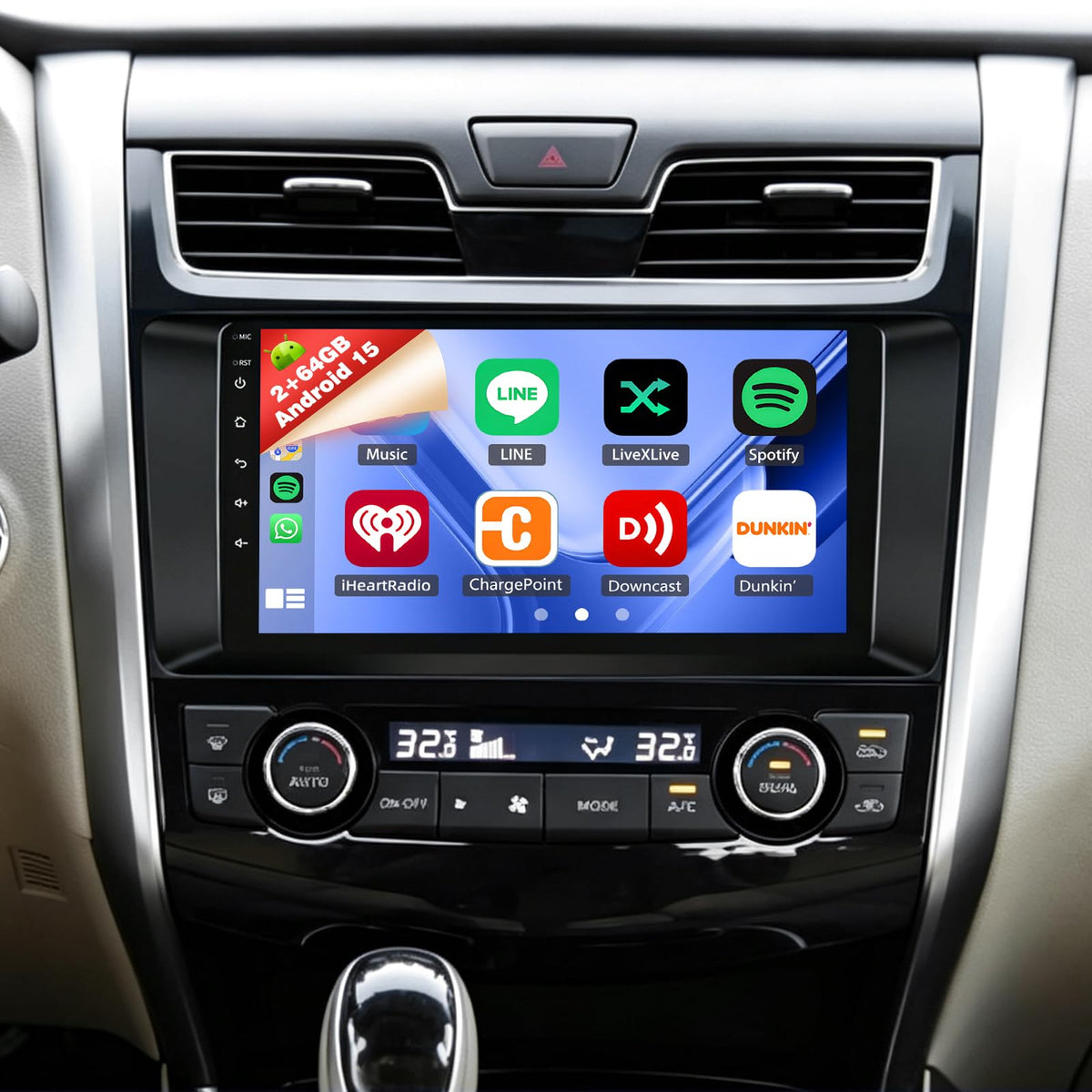 4Core+64G Android Car Radio for Nissan Altima 2013-2018