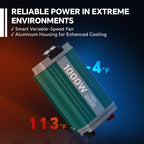 1000W Pure Sine Wave Power Inverter with ATS Mode, Peak 2000W