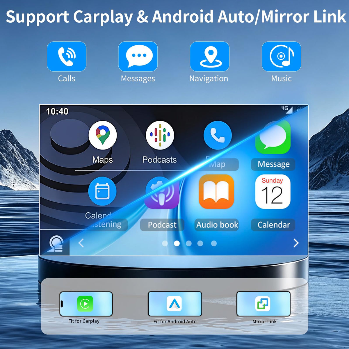 9.7" Upgrade Android 15 Car Stereo for Ford Transit 2013-2019, 2+64G