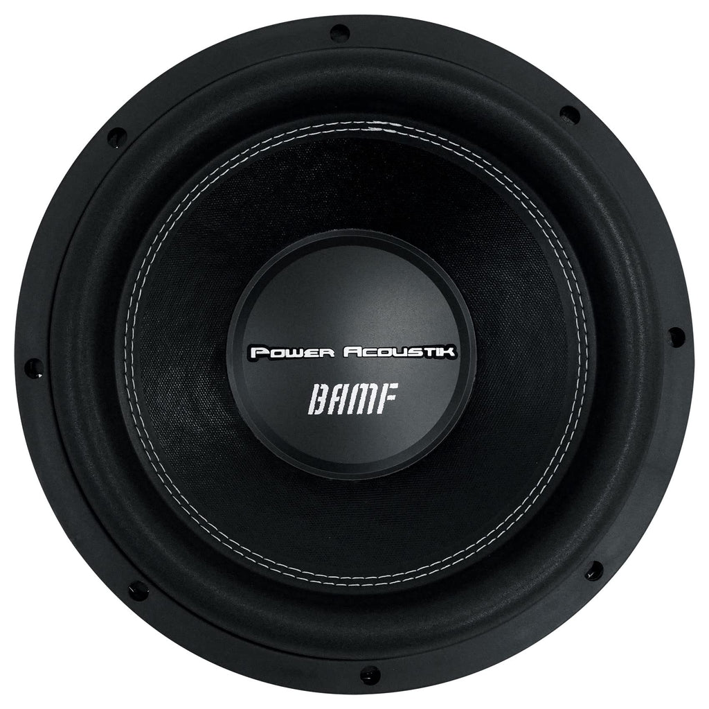 Audiosavings Bundle: Power Acoustik BAMF-124 12" 3500 Watt Car Audio Subwoofer Bundle with Rockville dB14 4000w Peak Amplifier Car Audio Amp, Rockville RWK41 4 Gauge Installation Wire Kit (3 Items)