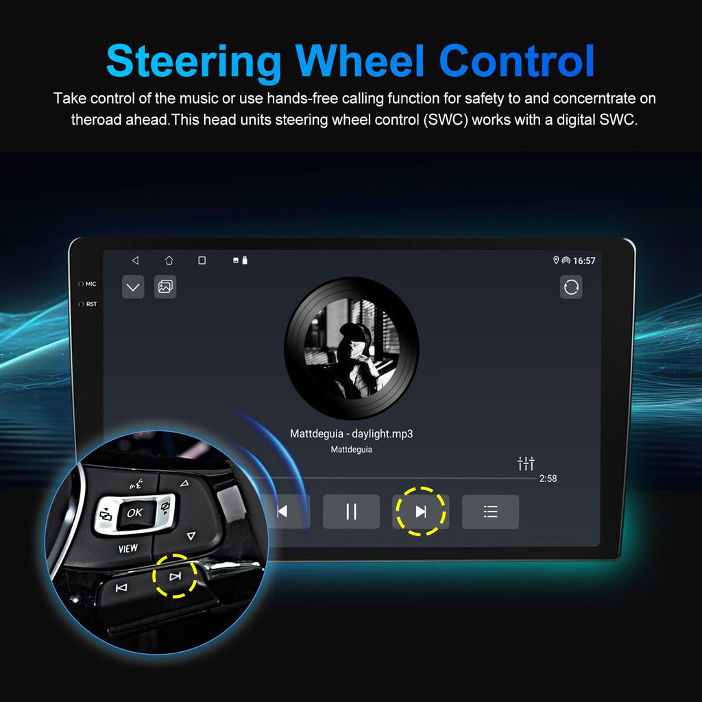 Upgraded Android Car Radio for Toyota Hilux 2015-2025 Stereo,8 Core 2+32G