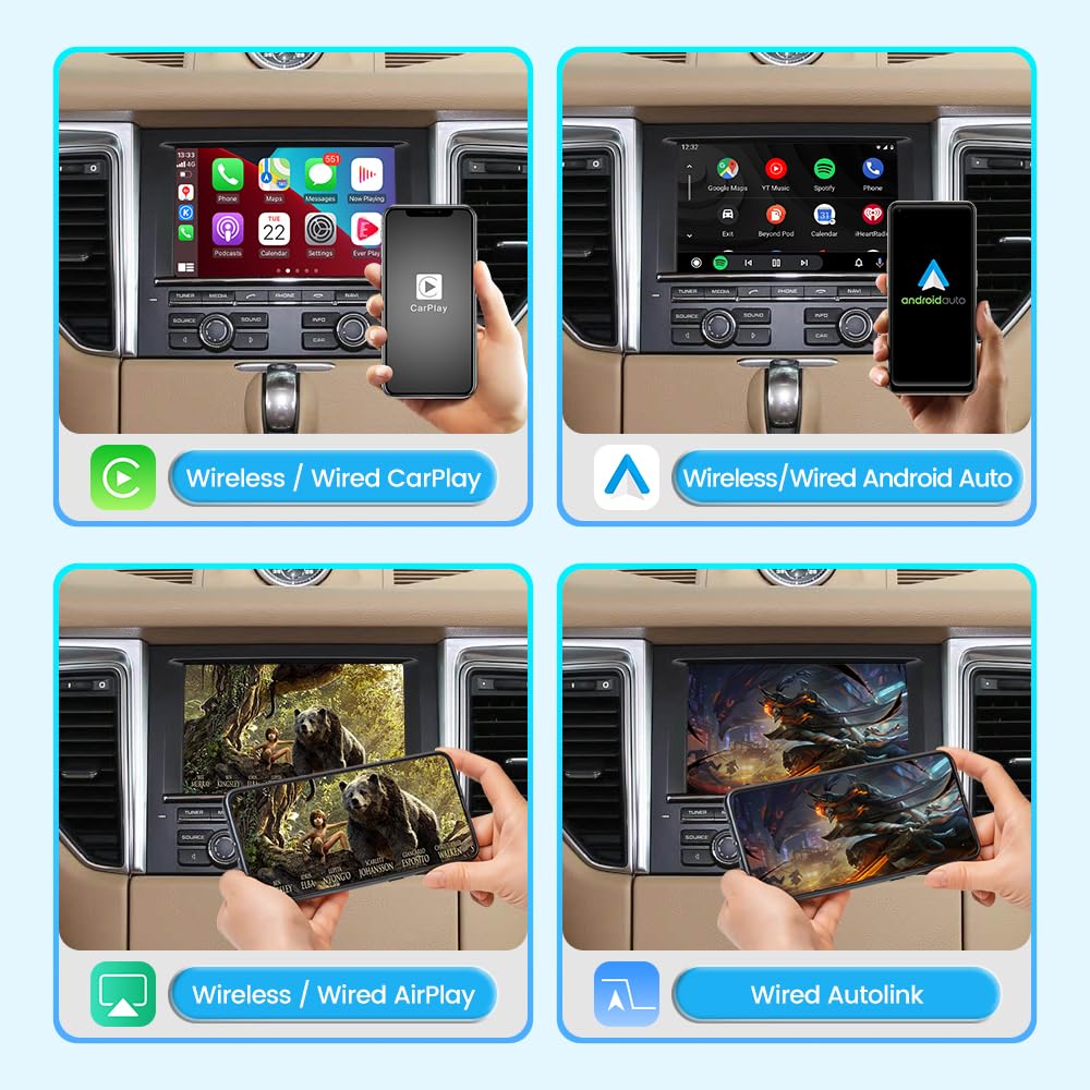 CarPlay Retrofit Kit for Porsche Cayenne/911/Panamera/Bosxter/Maca2010-2016